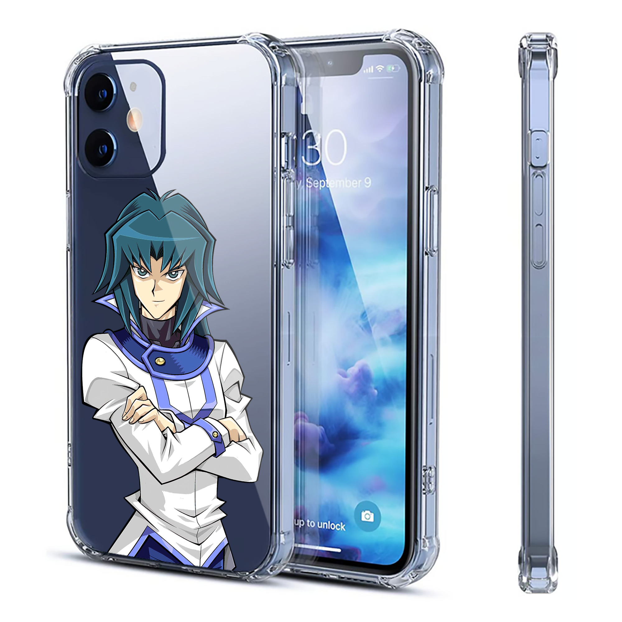 （画像用） 遊☆戯☆王 Yu-Gi-Oh! 【iPhone 12シリーズ対応】透明スマホケース（クリアソフトケース）